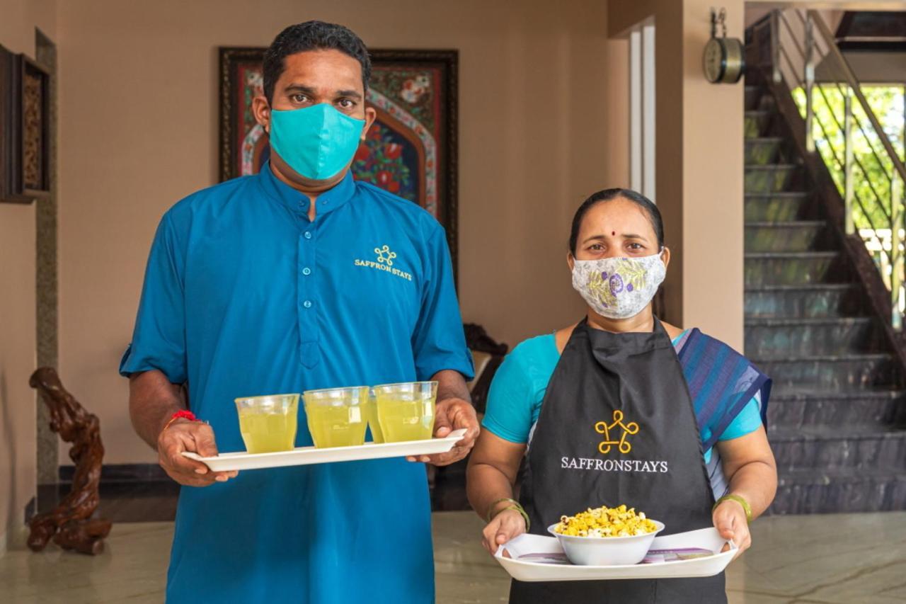 Saffronstays Aura, Alibaug - Luxury Pool Villa With A Game Room And Spacious Lawn Alibág Kültér fotó